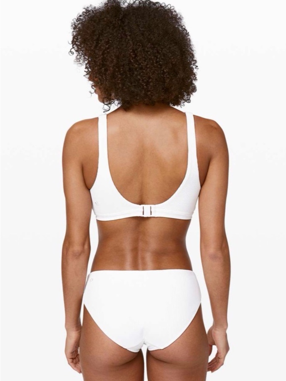 Lululemon Clear Waters Bikini Top in White Size 10 - Picture 5 of 7